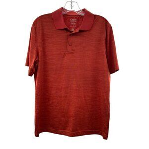 Croft & Barrow Men's Short Sleeve Polo Shirt Orange Size Small